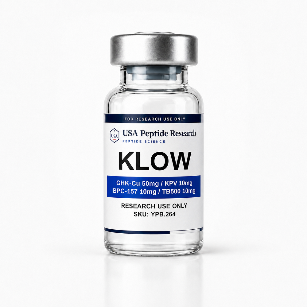 KLOW - GHK-Cu (50mg) / KPV (10mg) / BPC-157 (10mg) / TB500 (10mg)