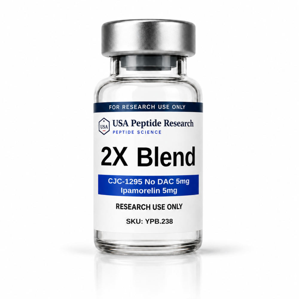 2X Blend CJC-1295 Without DAC (5mg) / Ipamorelin (5mg)