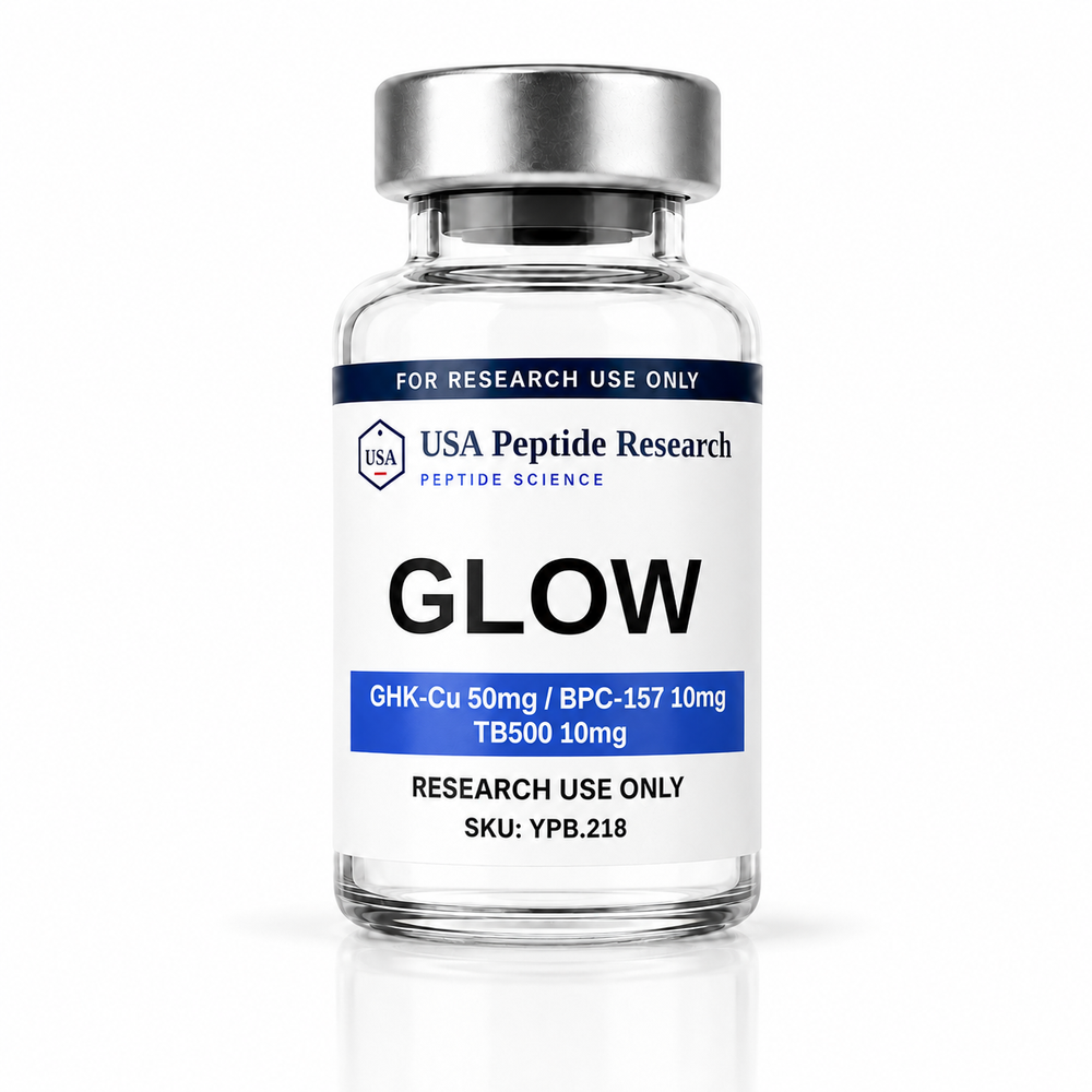 GLOW GHK-Cu (50mg) / BPC-157 (10mg) / TB500 (10mg)