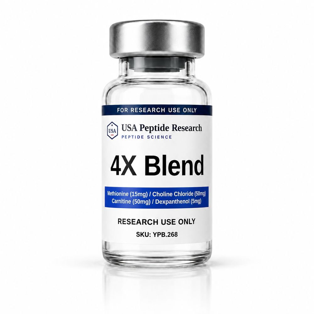 4X Blend Methionine (15mg) / Choline Chloride (50mg) / Carnitine (50mg) / Dexpanthenol (5mg)